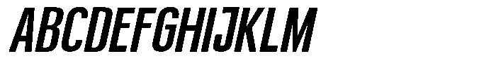 Kebal Semi Bold Italic Font UPPERCASE