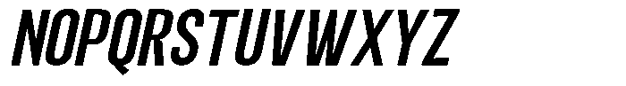 Kebal Semi Bold Italic Font UPPERCASE
