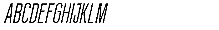 Kebal Thin Italic Font UPPERCASE