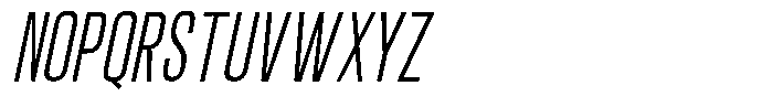 Kebal Thin Italic Font UPPERCASE