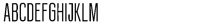 Kebal Thin Font UPPERCASE