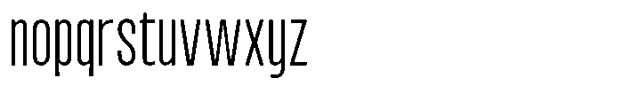 Kebal Thin Font LOWERCASE
