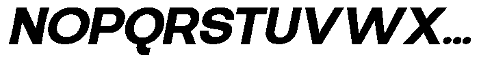 Keensans Oblique Font UPPERCASE