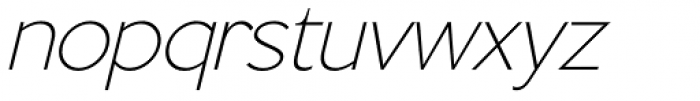Keep Calm Light Italic Font LOWERCASE