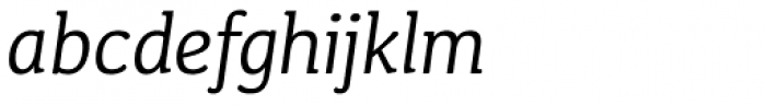 Kefa II Pro Book Italic Font LOWERCASE