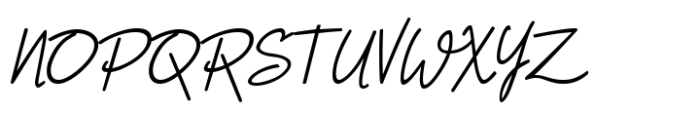 Kefi Script Regular Font UPPERCASE