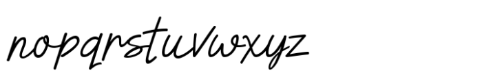 Kefi Script Regular Font LOWERCASE