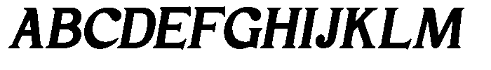 Keijing Italic Font UPPERCASE