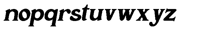 Keijing Italic Font LOWERCASE