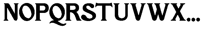 Keijing Regular Font UPPERCASE