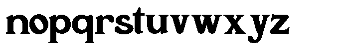 Keijing Regular Font LOWERCASE