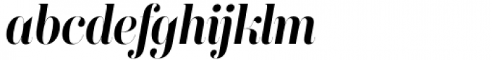 Keiss Big Bold Italic Font LOWERCASE