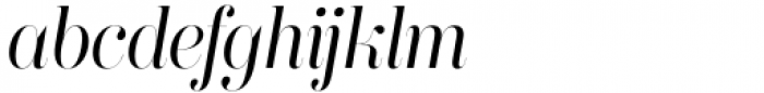 Keiss Big Light Italic Font LOWERCASE