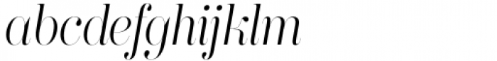 Keiss Big Thin Italic Font LOWERCASE
