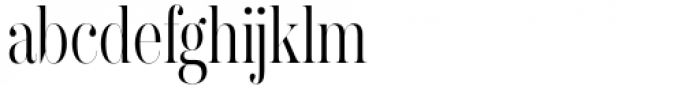 Keiss Condensed Big Thin Font LOWERCASE