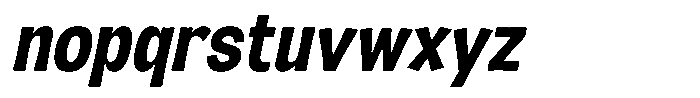 Kelaba Sans Bold Italic Font LOWERCASE