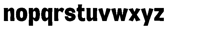 Kelaba Sans Extra Bold Font LOWERCASE