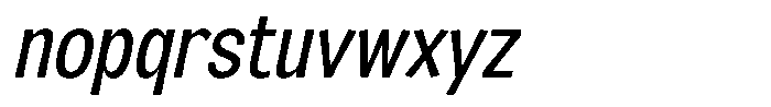 Kelaba Sans Italic Font LOWERCASE