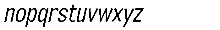 Kelaba Sans Light Italic Font LOWERCASE