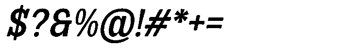 Kelaba Sans Medium Italic Font OTHER CHARS