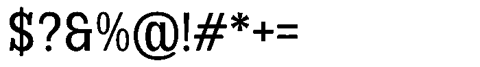 Kelaba Sans Regular Font OTHER CHARS