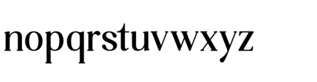Kelano Remora Regular Font LOWERCASE