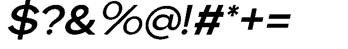 Kelantis Italic Font OTHER CHARS