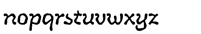 Kelier Elder Font LOWERCASE