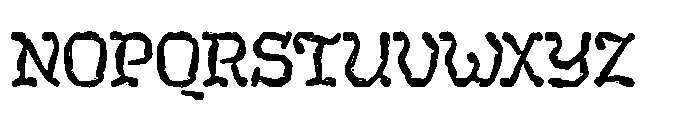 Kelier Hermit Font UPPERCASE