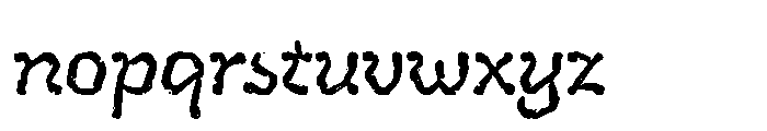 Kelier Hermit Font LOWERCASE