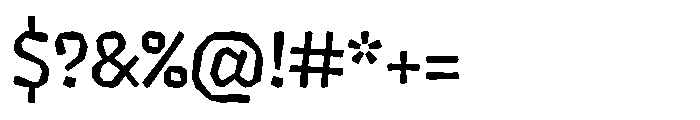 Kelier Novice Font OTHER CHARS