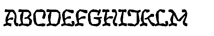 Kelier Novice Font UPPERCASE