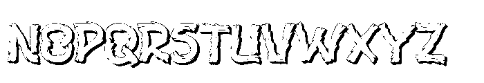 Kellas Berat Outline Font UPPERCASE