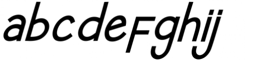 Kellvin Italic Font LOWERCASE