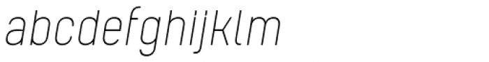 Kelpt A1 Extra Light Italic Font LOWERCASE
