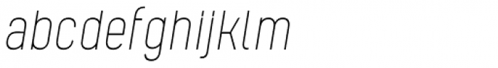Kelpt A2 Extra Light Italic Font LOWERCASE
