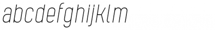 Kelpt A3 Extra Light Italic Font LOWERCASE