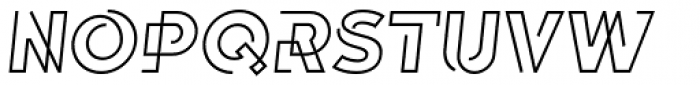 Kelso Bold Oblique Font UPPERCASE