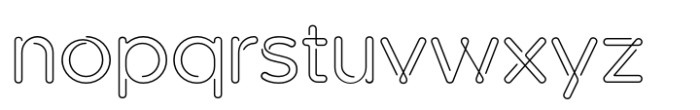 Kelso Round Light Font LOWERCASE