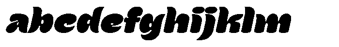 Kenbu Pop Black Italic FONT