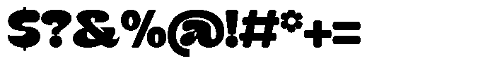 Kenbu Pop Black Font OTHER CHARS