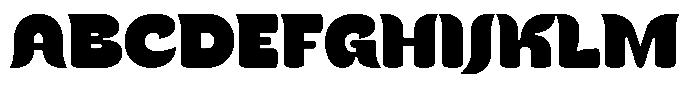 Kenbu Pop Black Font UPPERCASE