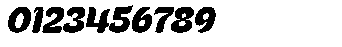 Kenbu Pop Bold Italic Font OTHER CHARS