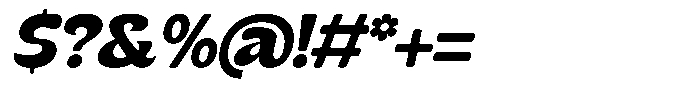 Kenbu Pop Bold Italic Font OTHER CHARS