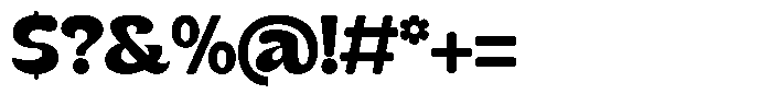 Kenbu Pop Bold Font OTHER CHARS