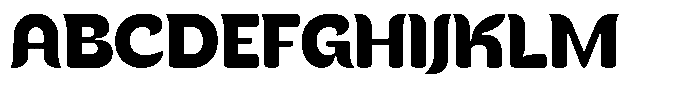 Kenbu Pop Bold Font UPPERCASE