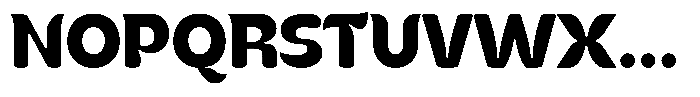 Kenbu Pop Bold Font UPPERCASE