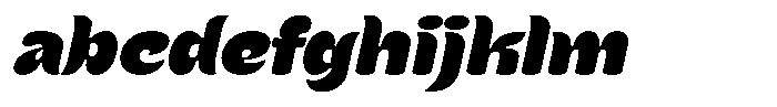 Kenbu Pop Extra Bold Italic FONT