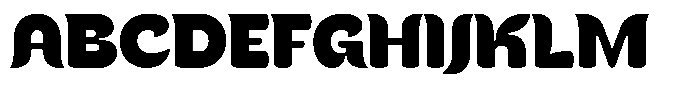 Kenbu Pop Extra Bold Font UPPERCASE