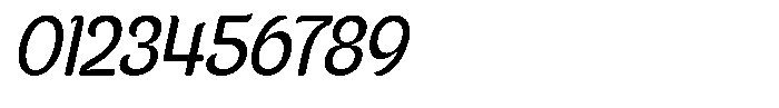 Kenbu Pop Italic Font OTHER CHARS